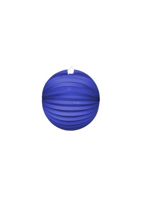 Blauwe Lampion 25cm, Hobby en Vrije tijd, Feestartikelen, Nieuw, Verzenden