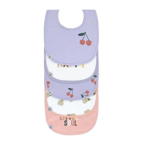 Lässig Slabbetje 5 stuks Voordeelpack - Happy Fruits Cherry, Kinderen en Baby's, Overige Kinderen en Baby's, Verzenden