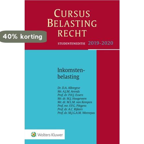 Cursus Belastingrecht 2019-2020 9789013153316, Boeken, Wetenschap, Gelezen, Verzenden