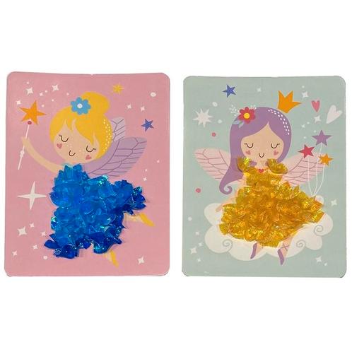 Knutselset Kind Glitter Tissue Prikken DIY - 2 Stuks - Feeen, Hobby en Vrije tijd, Knutselen, Nieuw, Ophalen of Verzenden