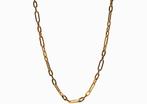 Gouden Closed Forever Schakelketting 14K, Verzenden, Nieuw, Goud, Goud