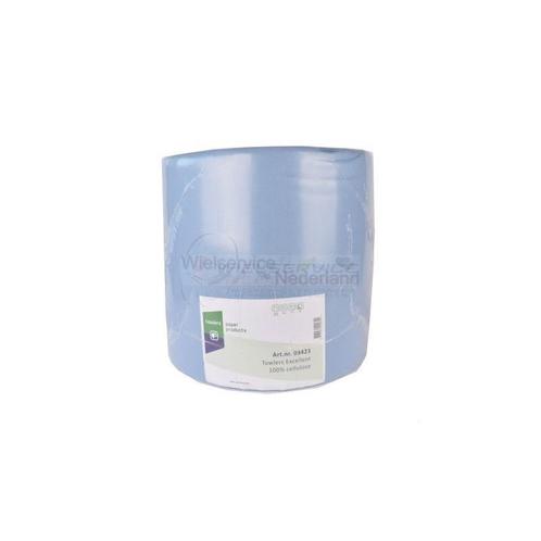 Poetspapier op rol 3-laags blauw 380 meter / 37 cm breed, Auto diversen, Onderhoudsmiddelen, Verzenden
