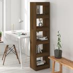 vidaXL Boekenkast/kamerscherm 40x30x166 cm bruin eikenkleur, Huis en Inrichting, Kasten | Boekenkasten, Minder dan 50 cm, Verzenden