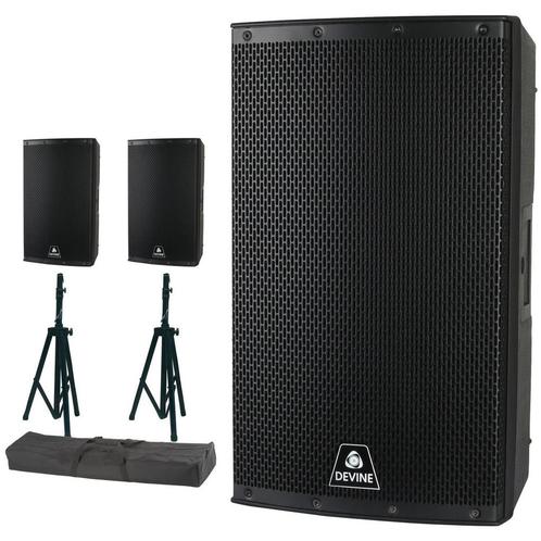 Devine Onyx 12A + speakerstandkit, Muziek en Instrumenten, Speakers, Verzenden