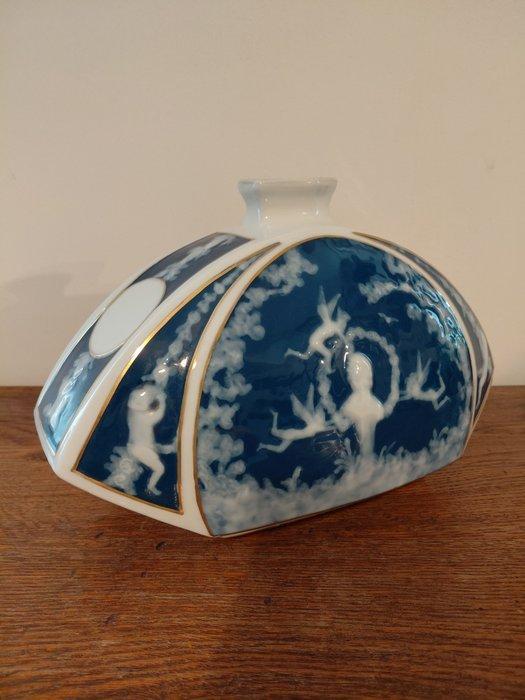 Limoges - Eenbloemige vaas - Porselein - Marcel Chaufriasse, Antiek en Kunst, Antiek | Glas en Kristal