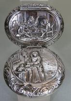 2 x snuif/pillendoosje met Oud Hollandse voorstellingen -, Antiek en Kunst