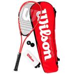 Wilson starterskit squash, Nieuw, Racket, Met hoes, Verzenden