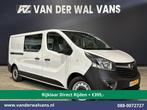 Opel Vivaro | 1.6 CDTI 126pk L2H1 Dubbele Cabine Euro6, Auto's, Bestelauto's, Gebruikt, Euro 6, Wit, Dealer onderhouden