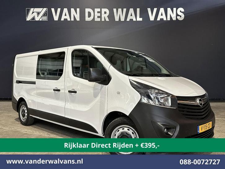 Opel Vivaro | 1.6 CDTI 126pk L2H1 Dubbele Cabine Euro6, Auto's, Bestelauto's, Dealer onderhouden, Te koop, Handgeschakeld, Diesel