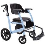 2-in-1 Rolstoel én rollator - Triumph Prestige - Sky Blue, Ophalen of Verzenden, Inklapbaar, Nieuw, Duwrolstoel
