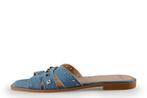 Manfield Sandalen in maat 39 Blauw, Sandalen of Muiltjes, Zo goed als nieuw, Manfield, Verzenden