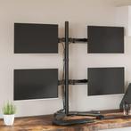 vidaXL Monitorbeugel VESA 75/100 mm zwart staal, Verzenden, Nieuw
