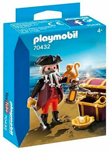 Playmobil Piraat met Aapje Minifigure - 70432 (Nieuw)