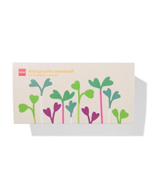 HEMA Kweekset voor kiemgroente van €5.99 voor €4 sale, Tuin en Terras, Kweekspullen, Nieuw, Verzenden
