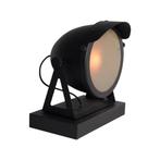 LABEL51 - Tafellamp Cap - Zwart Metaal - Glas, Huis en Inrichting, Lampen | Tafellampen, Minder dan 50 cm, Nieuw, Industrieel