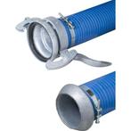 Mestslang, koppelslang 6 duims 5 meter blauw/rood, Ophalen of Verzenden