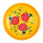 handbeschilderd dienblad India | roestvrijstalen bak, Huis en Inrichting, Verzenden, Nieuw