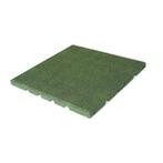 Rubber Tegel Groen Schokabsorberend en Antislip - 40 x 40 x, Verzenden, Nieuw, Glijbaan