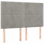 Verstelbaar Hoofdbord Grijs | OP = OP | Comfortabel!, Huis en Inrichting, Verstelbaar, Nieuw, 140 cm, Ophalen of Verzenden