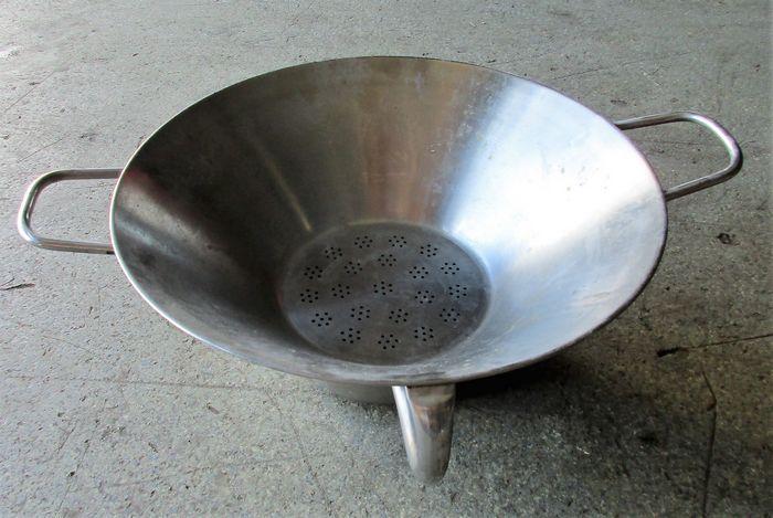 RVS Friet uitlekbak, Zakelijke goederen, Kantoor en Winkelinrichting | Kantoormeubilair en Inrichting, Gebruikt