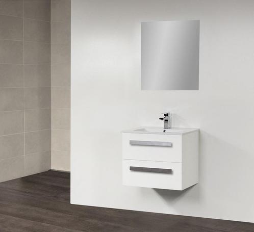 Badkamermeubel Exclusive Pisa 60 cm Wit, Doe-het-zelf en Verbouw, Sanitair, Bad, Nieuw, Ophalen of Verzenden