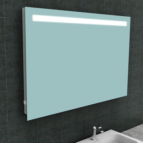Badkamerspiegel Aqua Splash Mire Rechthoek Inclusief LED, Doe-het-zelf en Verbouw, Sanitair, Ophalen of Verzenden