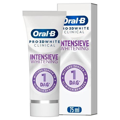Oral-B Pro 3D White Clinical Intensieve Whitening Radiant, Sieraden, Tassen en Uiterlijk, Uiterlijk | Mondverzorging, Nieuw, Verzenden