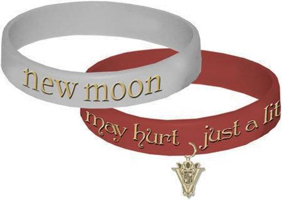 Twilight New Moon - Rubber Bracelet - &quot;This May, Sieraden, Tassen en Uiterlijk, Armbanden, Verzenden