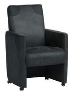 Eetkamerstoel Ron - eetkamerstoelen - Grijs, Nieuw, Grijs, Stof