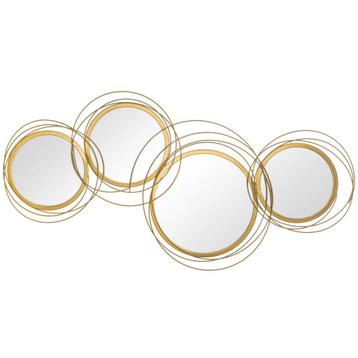TRUUSK Spiegelset Wanddecoratie Met 4 Ronde Spiegels Voor Wo beschikbaar voor biedingen