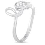 Ring - 14 karaat Witgoud, EXCLUSIEVE 14K WIT GOUD 0,10 ct, Nieuw