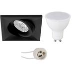 Voordeelset LED Spot Set - Pragmi Qiundo Pro - GU10 Fitting, Huis en Inrichting, Lampen | Spots, Metaal of Aluminium, Nieuw, Ophalen of Verzenden