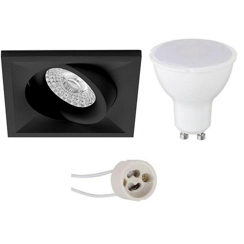 Voordeelset LED Spot Set - Pragmi Qiundo Pro - GU10 Fitting, Huis en Inrichting, Lampen | Spots, Plafondspot of Wandspot, Nieuw