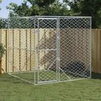 Buitenren Hond 2x2x2m gegalvaniseerd - OP = OP! Retourdeal, Dieren en Toebehoren, Hondenhokken, Hondenkennel, 110 cm of meer, 100 cm of meer