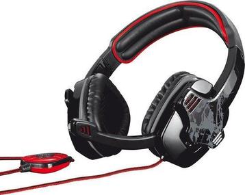 Trust GXT 340 7.1 Surround On-ear Headset - Zwart/Rood PS4 beschikbaar voor biedingen