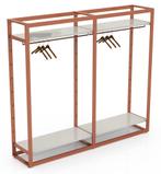 Bigshop kit8807 - H1850 - 2 span - koper met witte glossy, Zakelijke goederen, Kantoor en Winkelinrichting | Winkel en Inventaris
