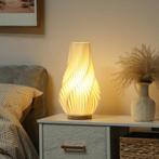 TRUUSK Tafellamp, Slimme LED Tafellamp Met 3D-Print Bloemach, Verzenden, Nieuw