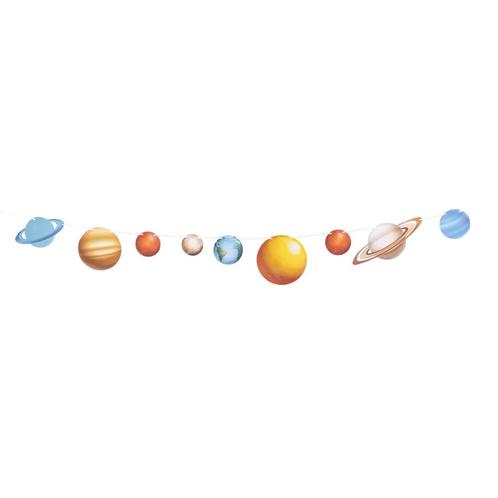 Space Party Slinger 2,5m, Hobby en Vrije tijd, Feestartikelen, Nieuw, Verzenden