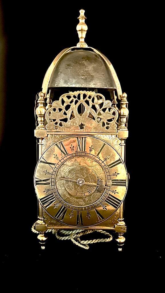 Franse lantaarnklok gesigneerd., Antiek en Kunst, Antiek | Klokken, Verzenden