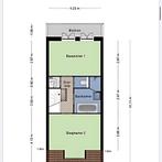 Tweekamerwoning met balkon, wasmachine en inschrij..., Amsterdam