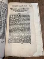 [Elizabethan statutes] - Anno XXVII Reginæ Elizabethe - 1585