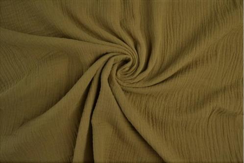 10 meter mousseline stof - Taupe - 135cm breed, Hobby en Vrije tijd, Stoffen en Lappen, 120 cm of meer, 200 cm of meer, Overige kleuren