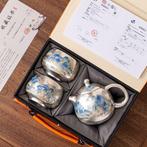 Theepot (3) - .999 zilver - Zilveren kan en beker, Antiek en Kunst
