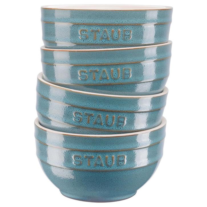 GGM Gastro | STAUB | CERAMIQUE - Kommenset, 4 stuks - Ø |, Huis en Inrichting, Keuken | Servies, Effen, Nieuw, Verzenden