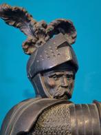 sculptuur, guerrieri stile Rinascimento - 73 cm - Metaal,, Antiek en Kunst, Antiek | Keramiek en Aardewerk