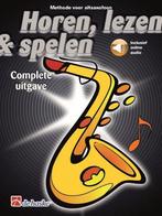 Horen, lezen & spelen Complete uitgave altsaxofoon, Verzenden, Gelezen