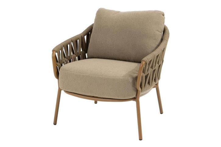 4SO Biarritz low dining tuinstoel - Amber (1 stuk), Tuin en Terras, Tuinstoelen, Nieuw, Overige materialen, Verzenden