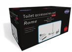 Rome Toilet Accessoires Set, Huis en Inrichting, Badkamer | Complete badkamers, Nieuw, Ophalen of Verzenden