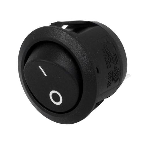 Inbouw Pulsschakelaar Rond 250V 10A, Auto-onderdelen, Elektronica en Kabels, Nieuw, Ophalen of Verzenden