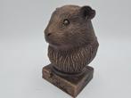 Bust of a Guinea pig statue - home decor lover gift him her, Verzenden, Nieuw